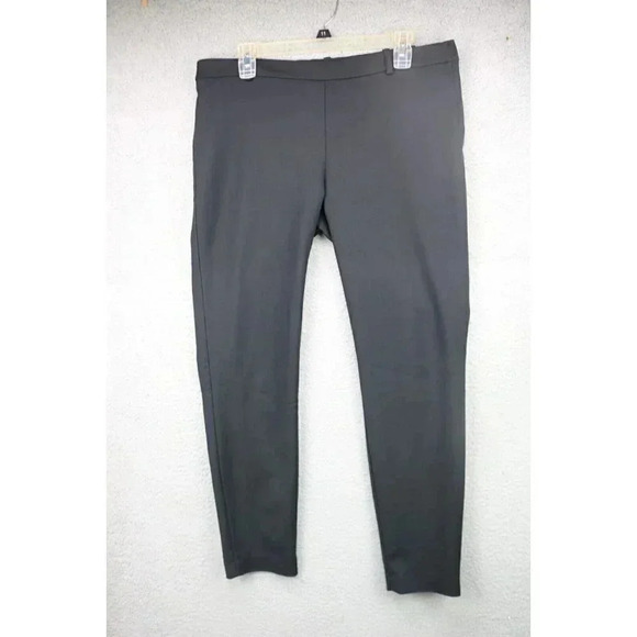Zara Woman Black Dress Pants-Size Large-Skinny-Side Zip - Picture 1 of 7